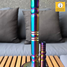 Load image into Gallery viewer, COCOYAYA Prince Series Boro Bora Hookah Rainbow (Transparent Base) (with bag)