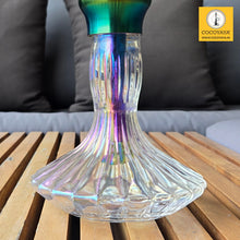 Load image into Gallery viewer, COCOYAYA Prince Series Boro Bora Hookah Rainbow (Transparent Base) (with bag)