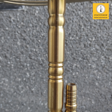 Load image into Gallery viewer, COCOYAYA Prince Series Boro Bora Hookah Golden (Orange Base)(with bag)