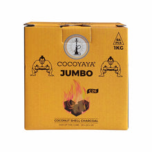 Load image into Gallery viewer, COCOYAYA Jumbo Coconut Charcoal for Hookah 1KG (64 Pcs)