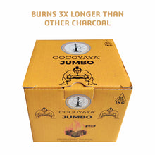 Load image into Gallery viewer, COCOYAYA Jumbo Coconut Charcoal for Hookah 1KG (64 Pcs)