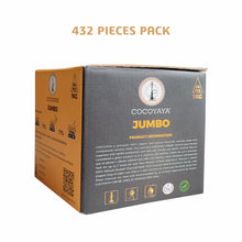 Load image into Gallery viewer, COCOYAYA Jumbo Coconut Charcoal for Hookah 1KG (64 Pcs)