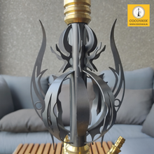 Load image into Gallery viewer, COCOYAYA Caesar 4 Pipe Hookah - Golden Stem / Transparent Base(with bag)