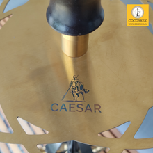 Load image into Gallery viewer, COCOYAYA Caesar 4 Pipe Hookah - Golden Stem / Transparent Base(with bag)