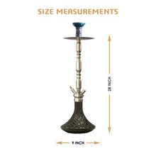 Load image into Gallery viewer, COCOYAYA King Series Brando Hookah Champagne (Dark Grey Base)(with bag)