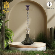 Load image into Gallery viewer, COCOYAYA King Series Fabio Hookah Champagne (Dark Grey Base)(With Bag)