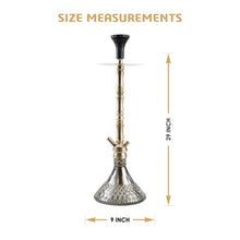 Load image into Gallery viewer, COCOYAYA King Series Genghis Hookah Champagne ( With Bag)