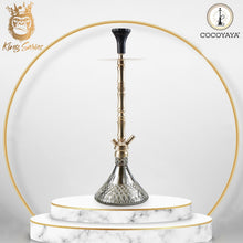 Load image into Gallery viewer, COCOYAYA King Series Genghis Hookah Champagne ( With Bag)