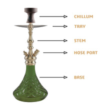 Load image into Gallery viewer, COCOYAYA Prince Series Simba Hookah Champagne ( Green Base )(With Bag)
