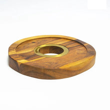 Load image into Gallery viewer, COCOYAYA Hookah Wooden Base Stand with LED Light - Big