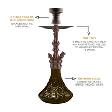 Load image into Gallery viewer, COCOYAYA Prince Series Simba Hookah Coffee (Dark Grey Base)(With Bag)