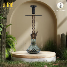 Load image into Gallery viewer, COCOYAYA Jade Series Valeriya Hookah Coffee (Design 2 Cut Glass Base)(with bag)