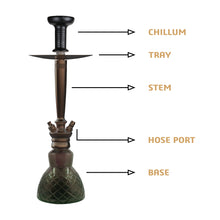 Load image into Gallery viewer, COCOYAYA Prince Series Dino Hookah Coffee (Dark Grey Base)(With Bag)