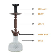 Load image into Gallery viewer, COCOYAYA Prince Series Big Valencia Hookah Coffee (Transparent Base) (With Bag)