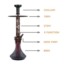 Load image into Gallery viewer, COCOYAYA Jade Series Valeriya Hookah Coffee (Design 3 Dark Purple Base)(with bag)