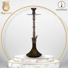 Load image into Gallery viewer, COCOYAYA King Series Carlos Hookah Coffee ( Dark Grey Base)(with bag)