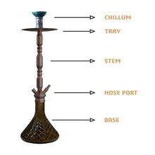 Load image into Gallery viewer, COCOYAYA King Series Brando Hookah Coffee ( Dark Grey Base )(with big)