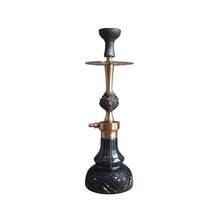 Load image into Gallery viewer, COCOYAYA Congo Series Leo Hookah Golden (Dark Green Base) with Bag