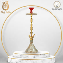 Load image into Gallery viewer, COCOYAYA King Series Dario Hookah Golden (With Bag)