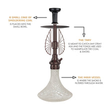 Load image into Gallery viewer, COCOYAY Angel Series Draco Hookah Coffee (Transparent Base)(with bag)