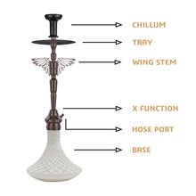Load image into Gallery viewer, COCOYAY Angel Series Falcon Hookah Coffee (White Base)(with bag)