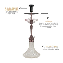 Load image into Gallery viewer, COCOYAY Angel Series Falcon Hookah Coffee (Transparent Base)(with bag)