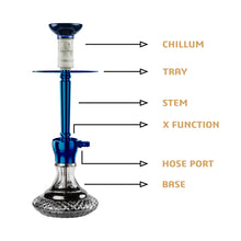 Load image into Gallery viewer, COCOYAYA Conquer Series Felix Hookah Blue(with bag)