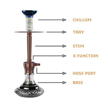 Load image into Gallery viewer, COCOYAYA Conquer Series Felix Hookah Rose Golden(with bag)