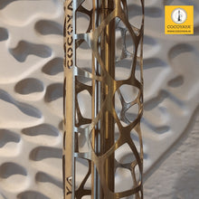 Load image into Gallery viewer, COCOYAYA Ferro Series Almavi Hookah Golden (Cut Glass Base) With Bag