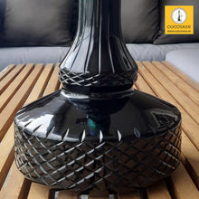 Load image into Gallery viewer, COCOYAYA Ferro Series Crucio Hookah Rainbow ( Black Base ) With Bag