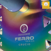 Load image into Gallery viewer, COCOYAYA Ferro Series Crucio Hookah Rainbow ( Dark Grey Base ) With Bag
