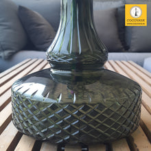 Load image into Gallery viewer, COCOYAYA Ferro Series Crucio Hookah Rainbow ( Dark Green Base ) With Bag