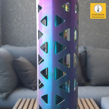 Load image into Gallery viewer, COCOYAYA Ferro Series Crucio Hookah Rainbow ( Dark Green Base ) With Bag