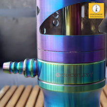 Load image into Gallery viewer, COCOYAYA Ferro Series Crucio Hookah Rainbow ( Transparent Base ) With Bag