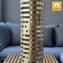 Load image into Gallery viewer, COCOYAYA Ferro Series Vivanta Hookah Golden ( Amber Base ) With Bag