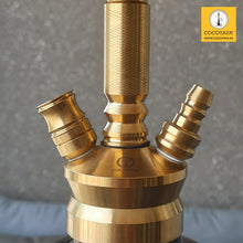 Load image into Gallery viewer, COCOYAYA Fly Series World Cup Shisha Hookah Golden ( Dark Purple Base )