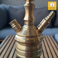 Load image into Gallery viewer, COCOYAYA Gamaliya Series Hani Hookah Golden (Green Base) With Bag