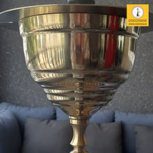 Load image into Gallery viewer, COCOYAYA Gamaliya Series Khairy Hookah Golden (Dark Aqua Base) With Bag