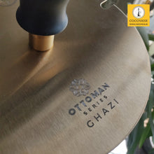 Load image into Gallery viewer, COCOYAYA Ottoman Series Ghazi Hookah Black Golden (Cut Glass Base)(With Bag)