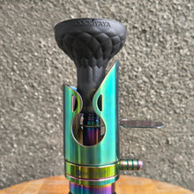 Load image into Gallery viewer, COCOYAYA Mini Ferro Series Gino Hookah Rainbow (Dark Purple Base) with Bag