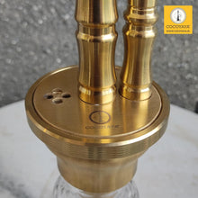 Load image into Gallery viewer, COCOYAYA Prince Series Messi With Bag Hookah Golden  (Transparent Base)