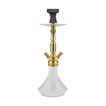 Load image into Gallery viewer, COCOYAYA Prince Series Pedro Hookah Golden (Transparent Base)(with bag)