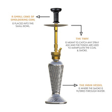 Load image into Gallery viewer, COCOYAYA Lofty Hookah Golden (with bag)