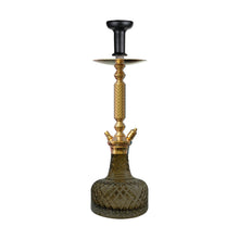 Load image into Gallery viewer, COCOYAYA Prince Series Big Valencia Hookah Golden (Dark Grey Base )(with bag)