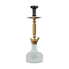 Load image into Gallery viewer, COCOYAYA Prince Series Big Valencia Hookah Golden ( Transparent Base )(with bag)