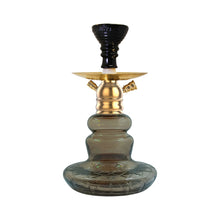 Load image into Gallery viewer, COCOYAYA X Series Hookah X4 Golden ( Dark Grey Base)