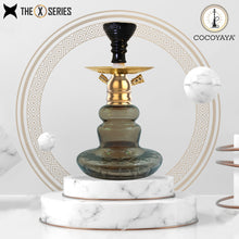Load image into Gallery viewer, COCOYAYA X Series Hookah X4 Golden ( Dark Grey Base)