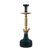 Load image into Gallery viewer, COCOYAYA Prince Series Big Valencia Hookah Golden ( Blue Base )(With Bag)