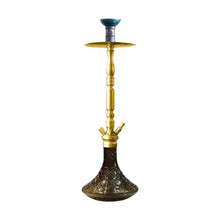 Load image into Gallery viewer, COCOYAYA King Series Carlos Hookah Golden (Dark Grey Base)(With Bag)