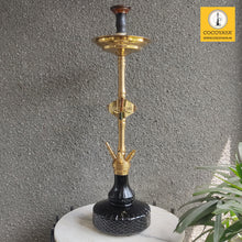 Load image into Gallery viewer, COCOYAYA King Series Greate Hookah Golden (Black Base)(with bag)
